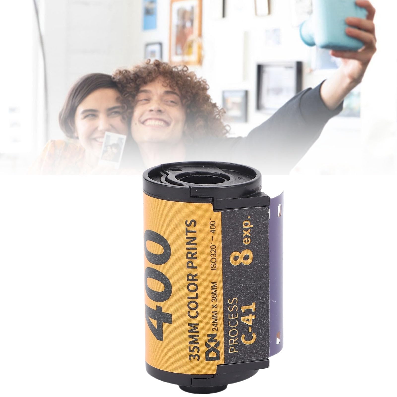 Kolorowa klisza do drukowania w aparacie, kolorowa klisza negatywowa o wysokiej rozdzielczości, szeroki zakres ekspozycji, 35 mm, wysoka ostrość, wysoka rozdzielczość, średni kontrast dla 135 kamer (8 arkuszy)