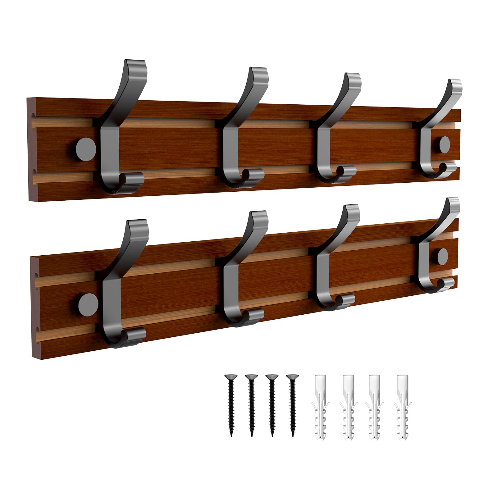 Colgador Madera Para Pared Perchero De Pared RICOO Bambu00fa Y