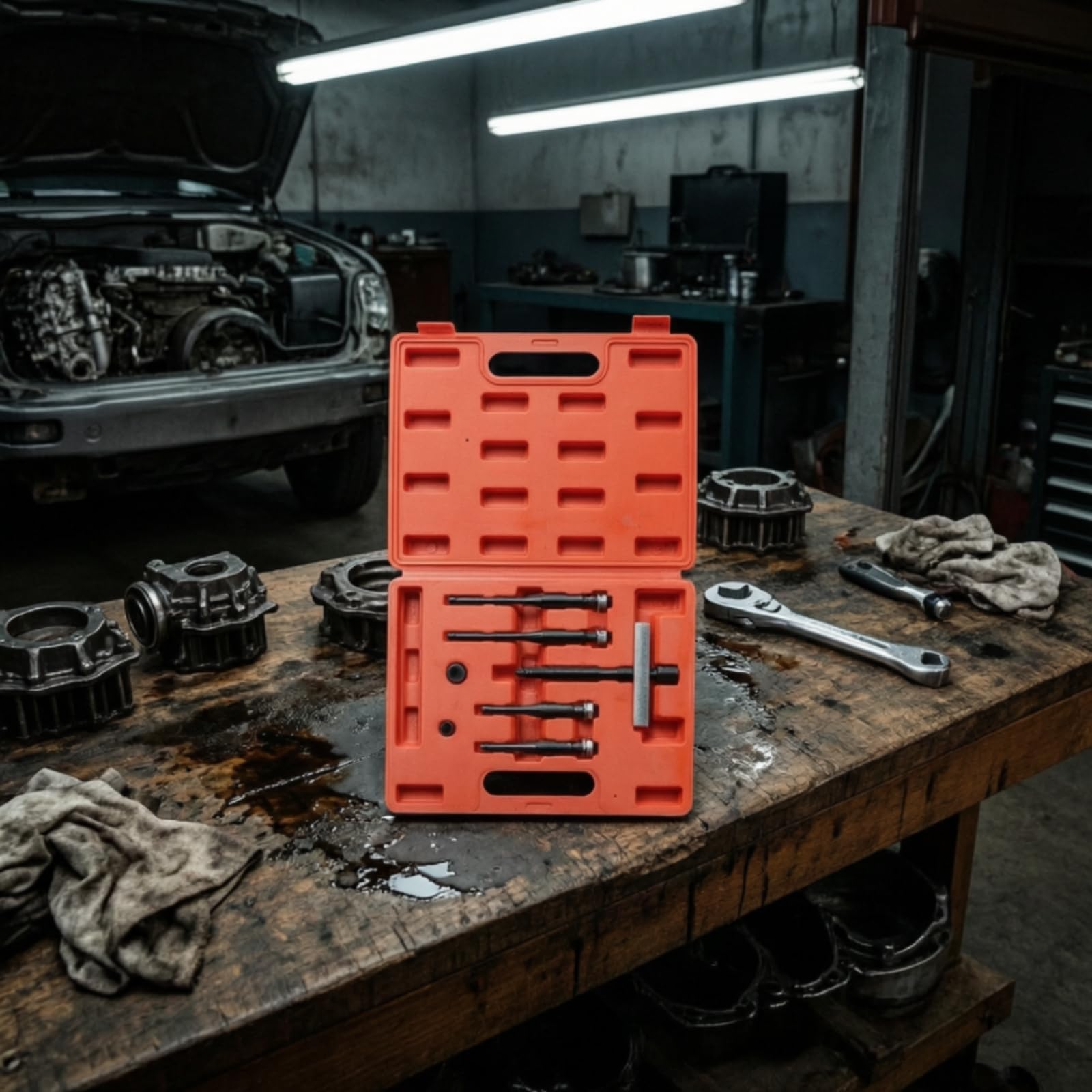 Lenkradabzieher set mit Abzieharmen Und für Kfz Reparaturarbeiten für Mechaniker Und Hobbywerkstatt