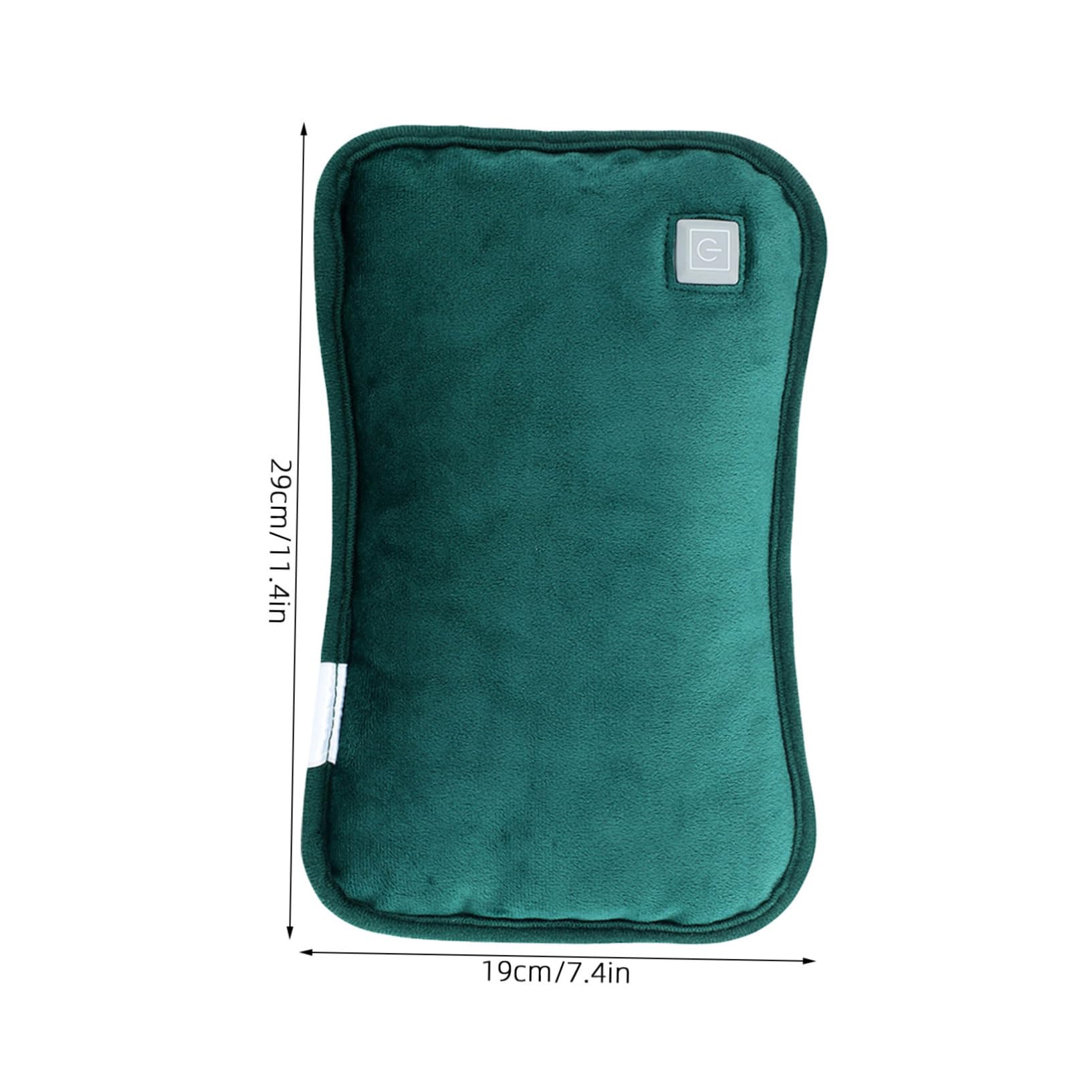 Toddmomy Chauffe USB Rechargeable Portable de Température Coussin Chauffant Doux et Réutilisable pour Hiver Outil de Réchauffement Pratique pour Bureau et Extérieur Vert