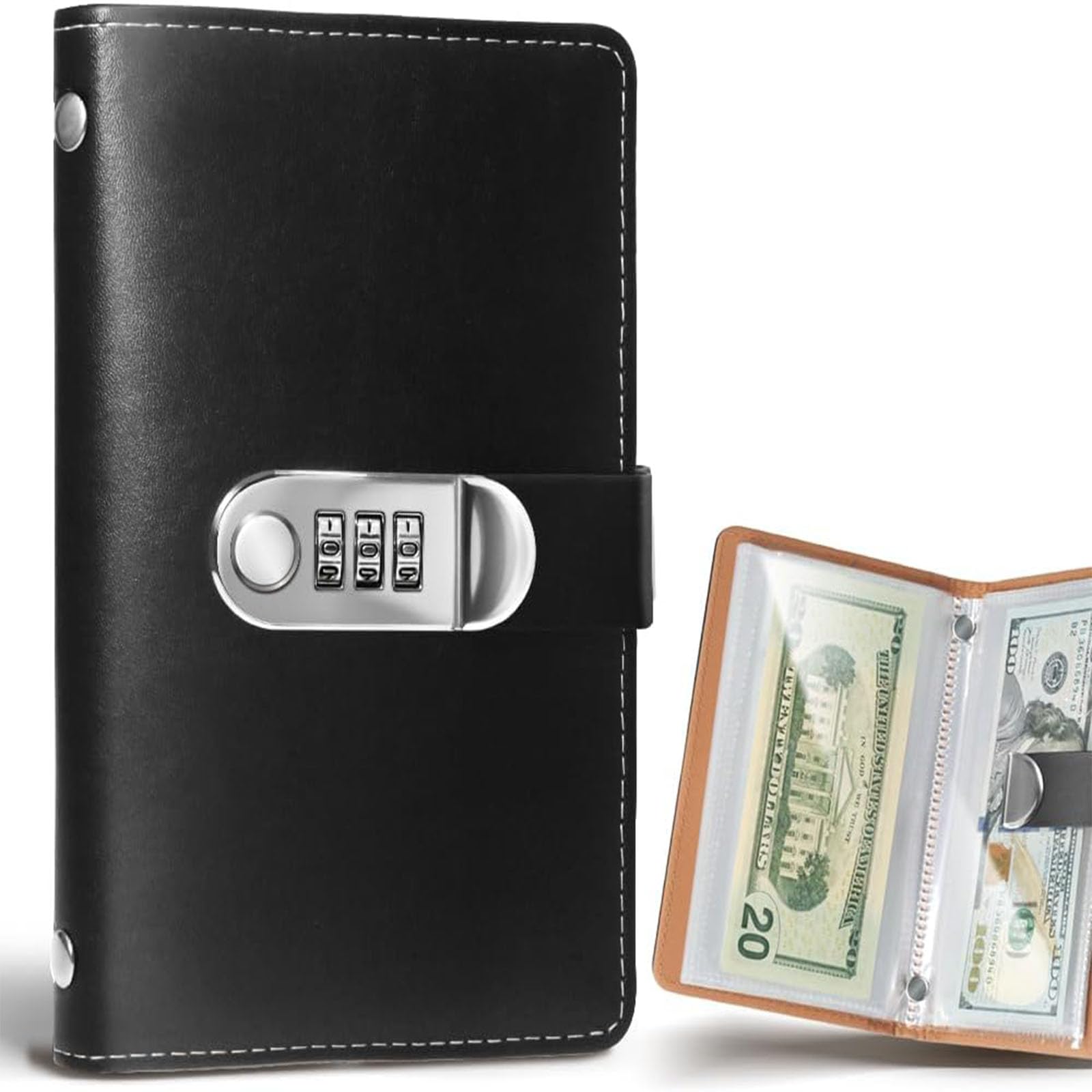 Amazon.co.jp: 貯金箱 封筒貯金 17.5cm*11cm ファイル バインダーお札