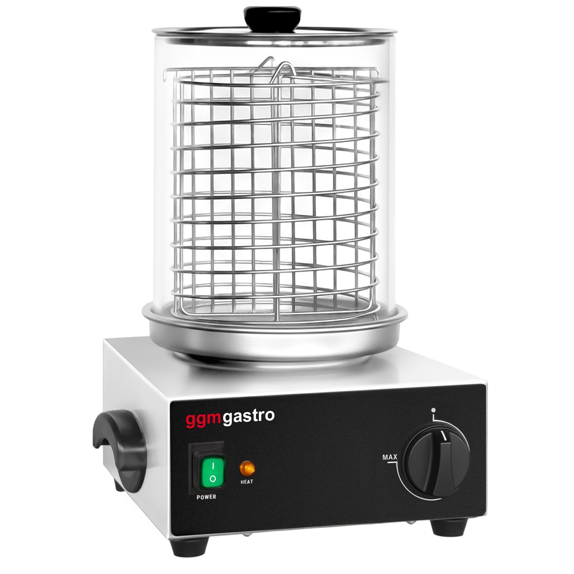 GGM Gastro | HDMHN | Hot Dog Steamer/Würstchenwärmer - 800 Watt