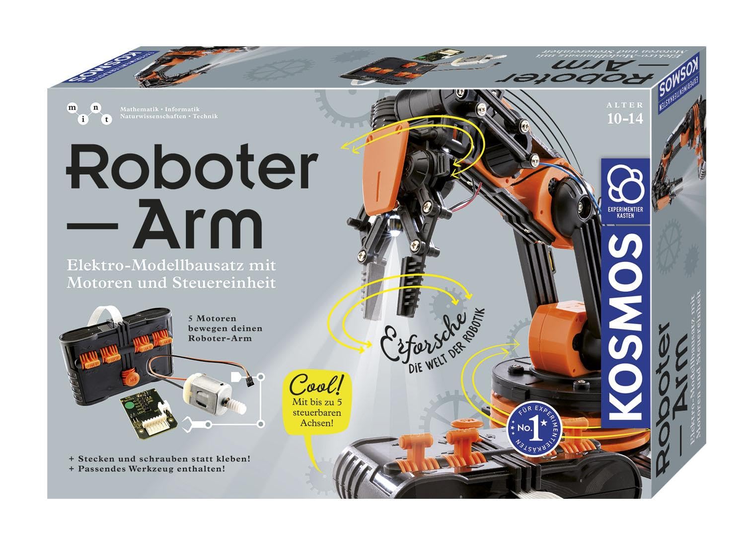 Kosmos Roboter-Arm (drei Fragezeichen): Experimentierkasten