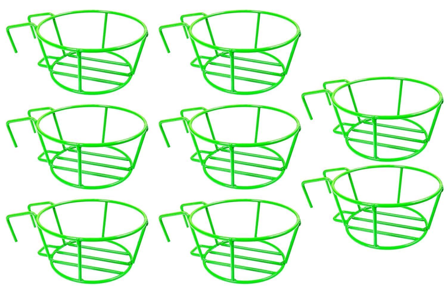 THING MAKER Flower pot stand For Railing planters | Plant stand indoor Hanging pot | Gamla stand for Balcony decoration items outdoor | Garden stand to hanging planters | indoor (8 PCS) (B0DGFBKBPY) Amazon Price History, Amazon Price Tracker