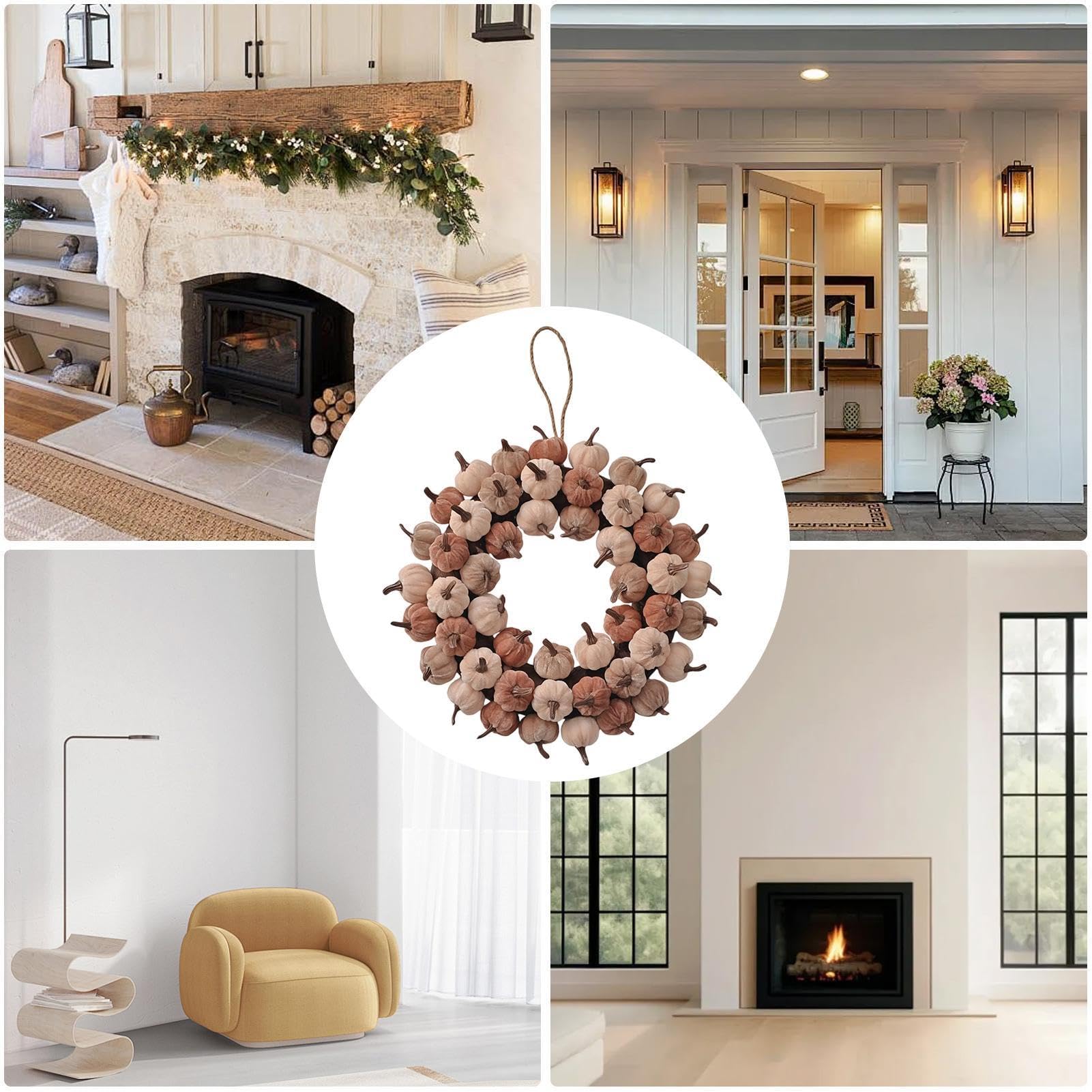 Ghirlande Autunnali 45 Cm Decorazione Realistica Del Raccolto Rustico Per