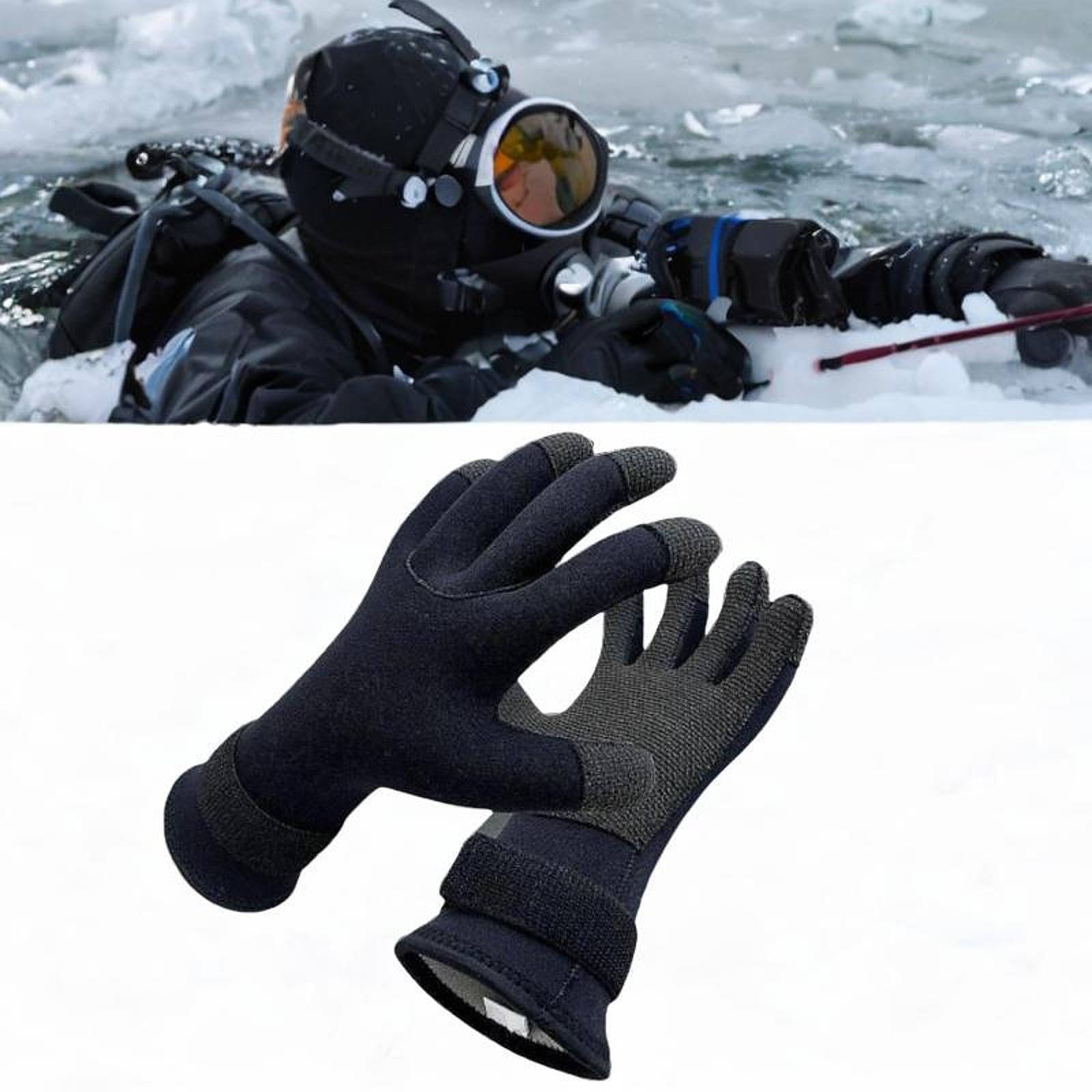 Guanti da Sub Guanti Acquatici Guanti Termici in Nylon Guanti da Snorkeling Leggeri Confortevoli Pratici Adatti per Surf Kayak Immersioni