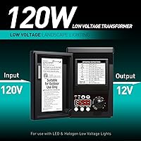 Vista 6 de Malibu 8100-9120-01 fuente de alimentación de 120 W para luminarias de bajo voltaje de exterior