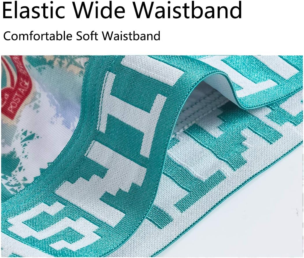 JINSHI Men's Underwear Long Boxer Briefs Underpants The Boxer for Men Breathable Bamboo Viscose Pack - Image 4