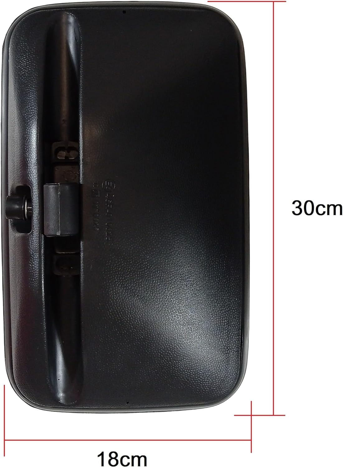Spechhio Universale Laterali Vetro 30cm x 18cm per Camion Minibus Furgoni Trattori Nero