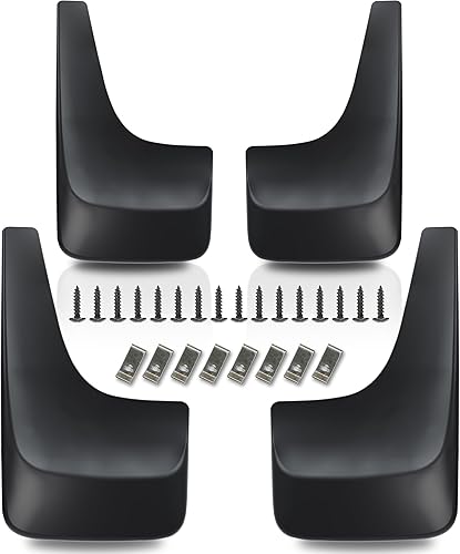 ECOTRIC Guardabarros para guardabarros compatibles con Chevy Chevrolet Silverado/Avalanche/Suburban/Tahoe 2001-2014 con guardabarros de repuesto