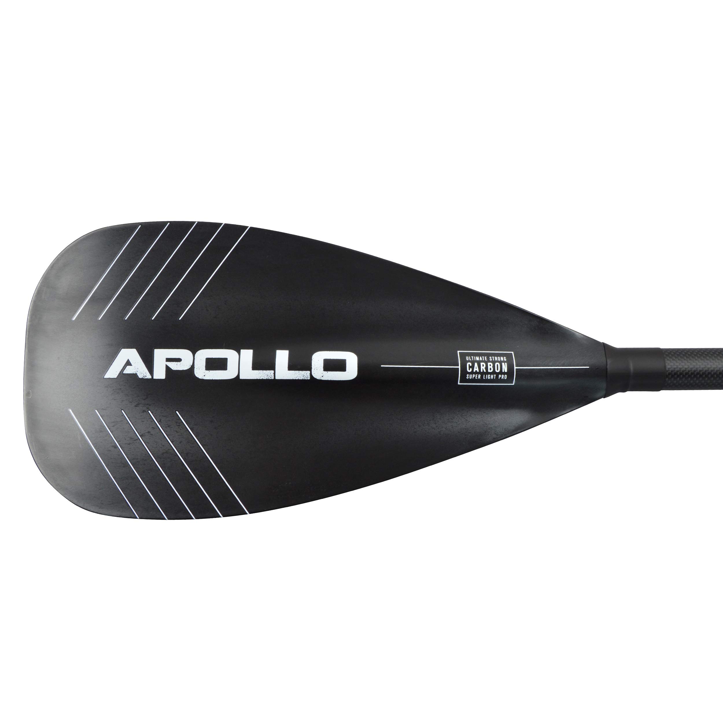 Apollo Remo de carbono, remo SUP, remo de 3 piezas para remo de pie, 180-220 cm, remo de carbono y fibra de vidrio para niños y adultos