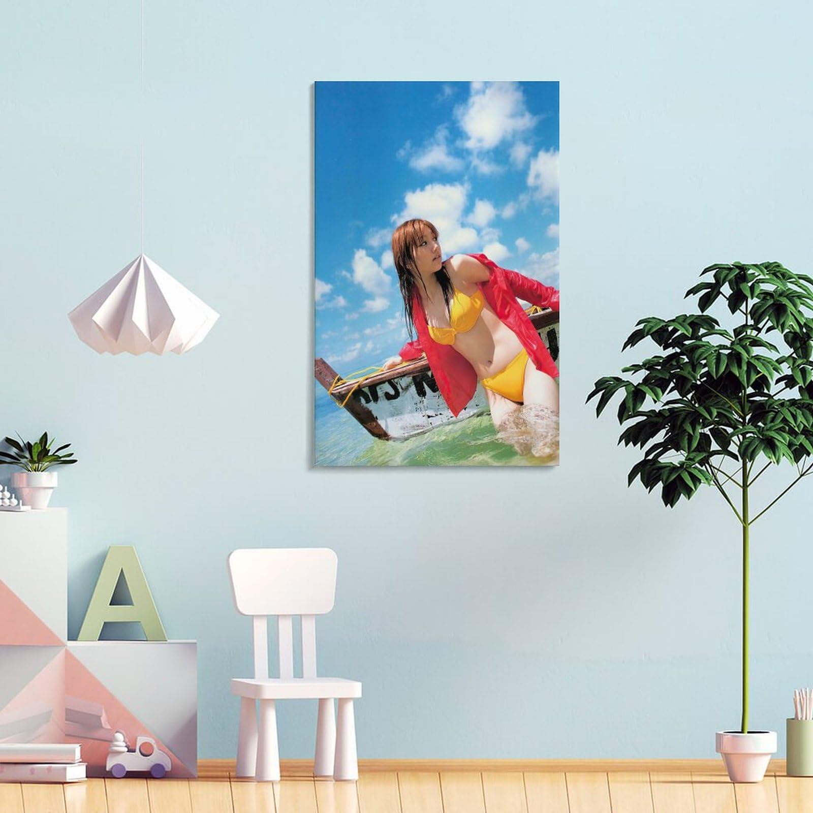 Amazon.co.jp: 後藤真希グラビア水着画像写真ポスター142 キャンバス