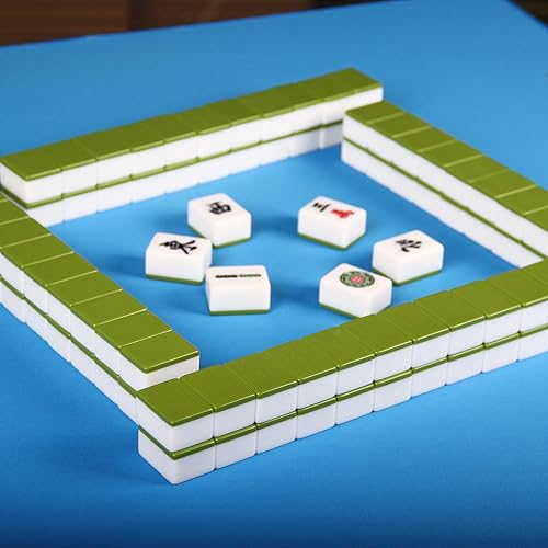 Miniatura 3 de YANMEIYA Mahjong Mat 31.5-inch Non-Slip and Noise Reduction Mahjong Table Mat (Blue)