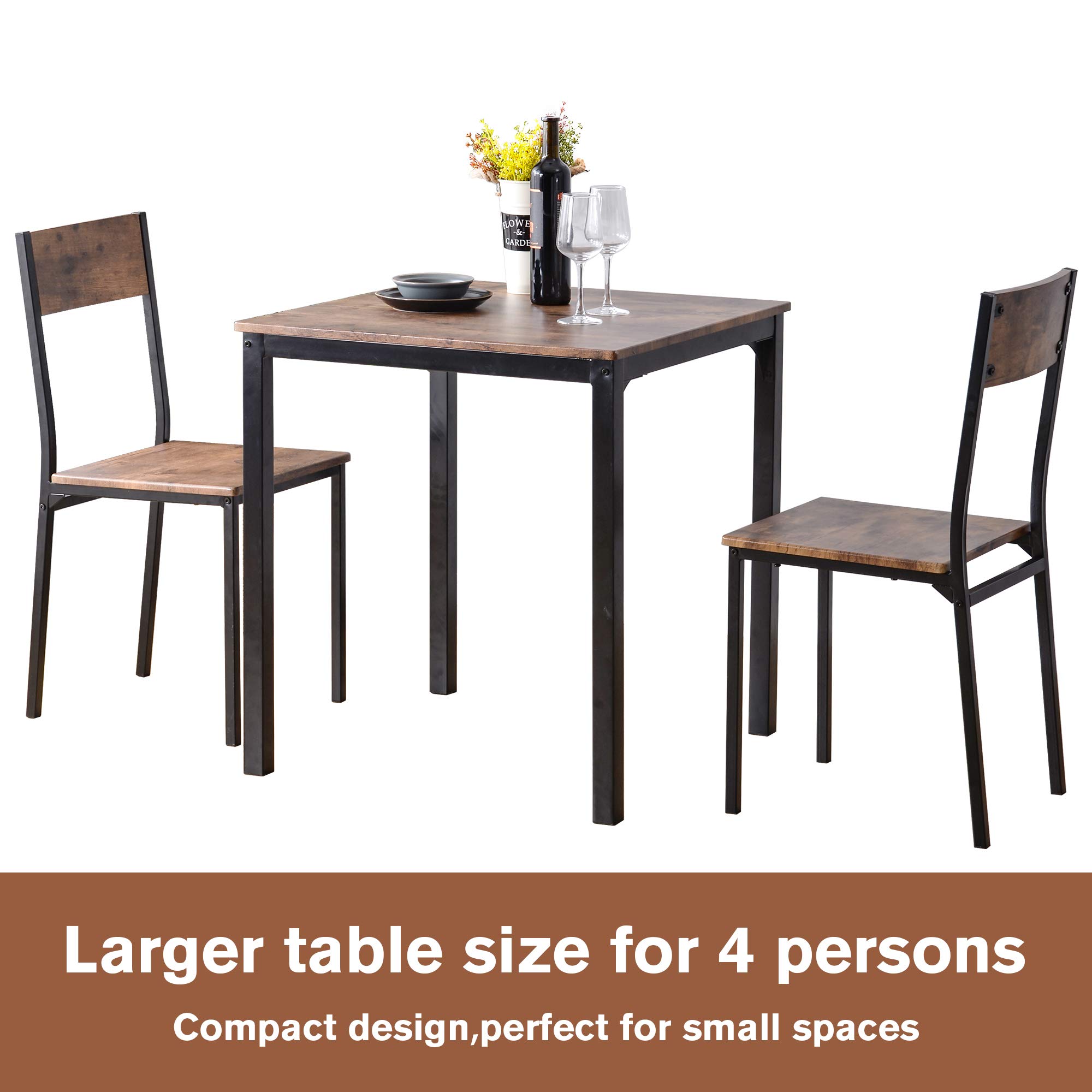 ModernLuxe Dining Table and Chairs Set Kitchen Table Furniture Dining