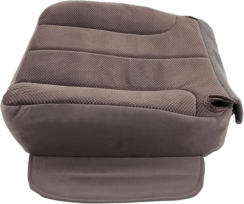 2003-2005 para Dodge Ram 1500 2500 3500 SLT Funda de asiento de tela para parte inferior del lado del conductor, color marrón