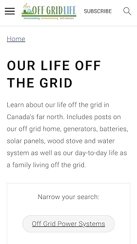 Off-Grid Living