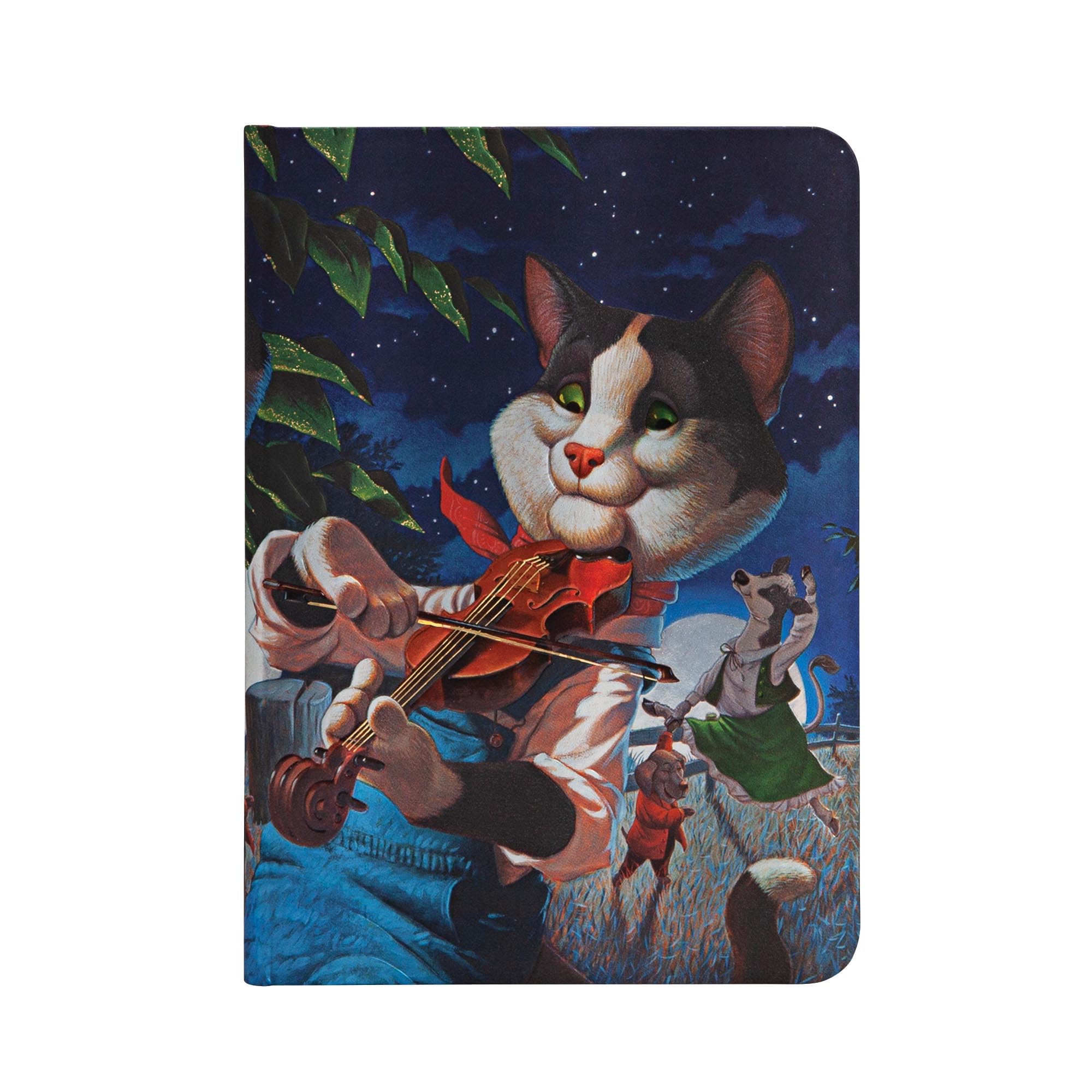 Cat and the Fiddle Lined Hardcover Journal by Paperblanks (Hardback Book)