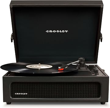 Upcycled Vinyl Record Player with Bluetooth - Portable Turntable with Built-in Speaker for 7/10/12" Records - Retro Tech Innovation