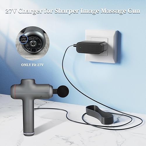 Miniatura 2 de Cargador de 27 V para pistola de masaje de imagen más nítida, cable de alimentación para imagen más nítida 2437599 1011666 1013002 1012667 1013983