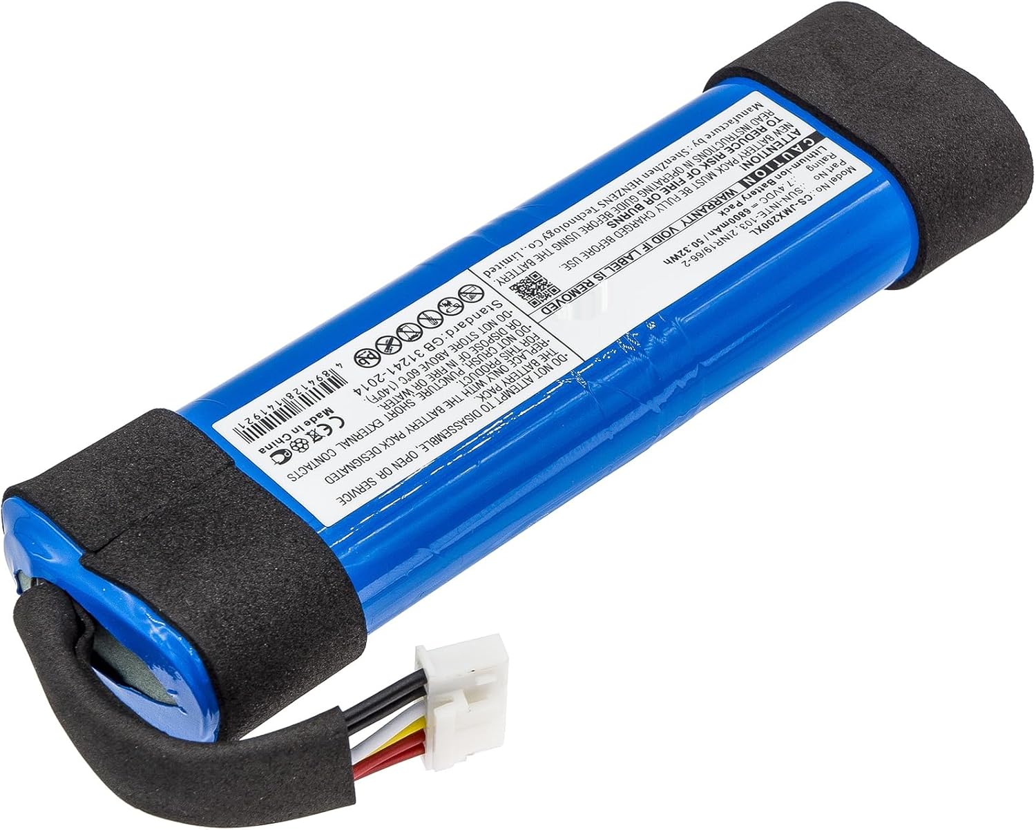 6800mAh/7.4V Replacement Battery for XTREME2BLUAM XTREME2BLKAM Xtreme 2 2INR19/66-2 SUN-INTE-103