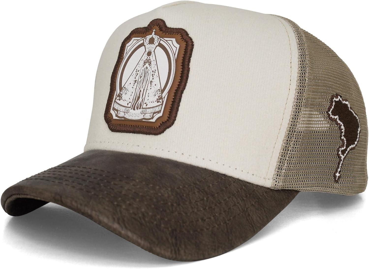 Sacudido's | Trucker Cap Our Lady of The Immaculate Conception Aparecida - Snapback Hats, Adjustable, Unisex, Faith