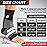 Sleeve Stars Ankle Brace for Women & Men, Ankle Wrap for Sprained Ankle, Compression Sleeve for Plantar Fasciitis Relief, Easy Customizable Support: w/Removable Strap (Single/S:9-10/Black)
