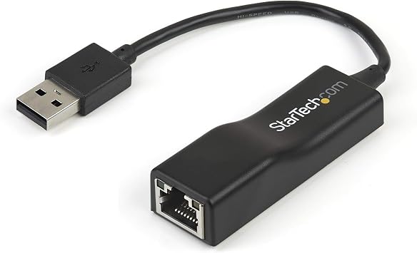 StarTech USB 2.0 to 10/100Mbps Ethernet Network Adapter, Dongle | USB Network Adapter, USB 2.0 Fast Ethernet Adapter, USB NIC