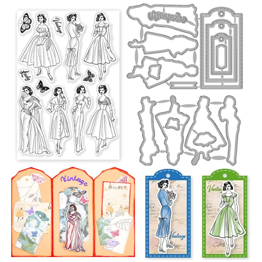 Tampons transparents vintage pour décorer vos albums photos et souvenirs