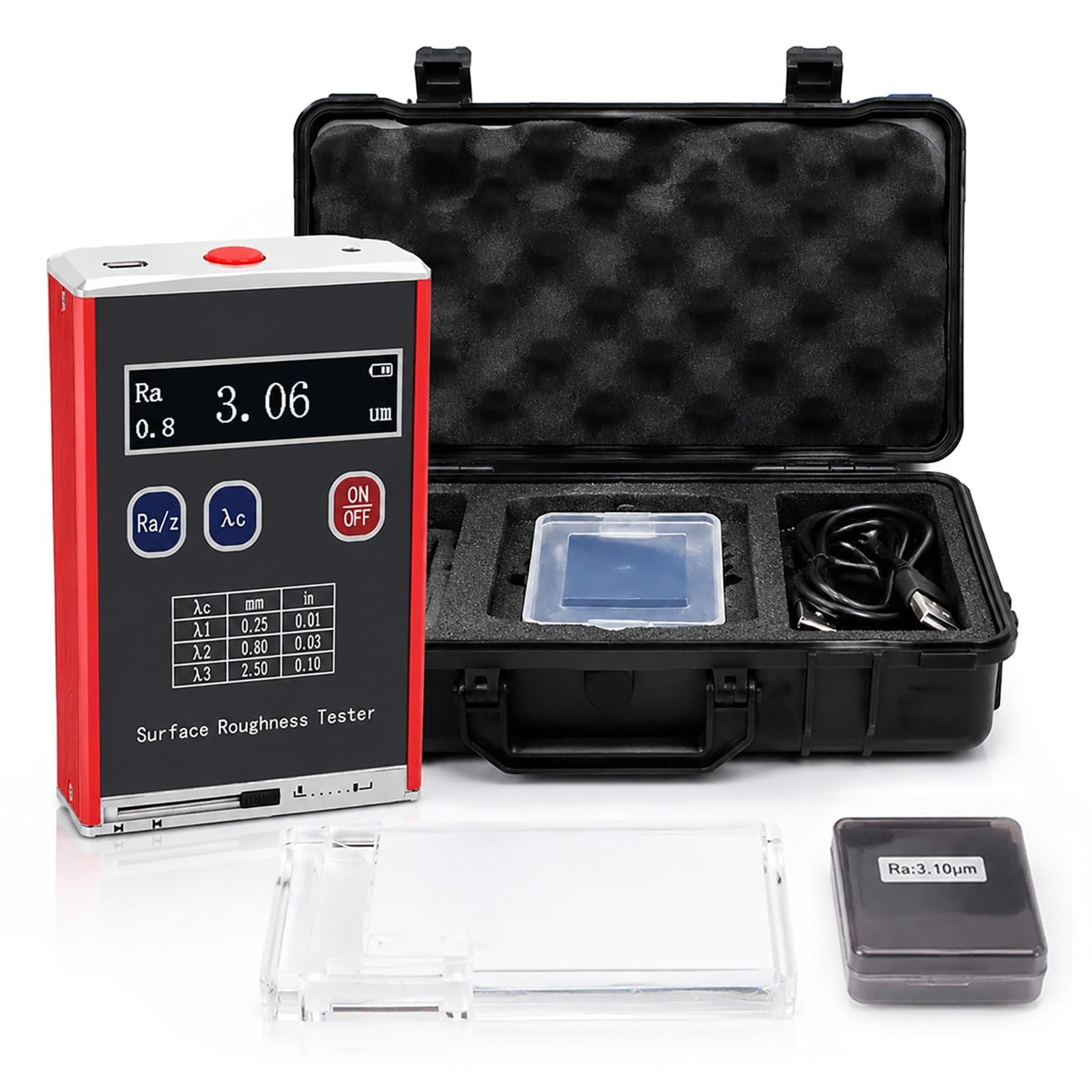 Tester Digitale della Rugosità Superficiale per Misurazione Ra/Rz/Rq/Rt