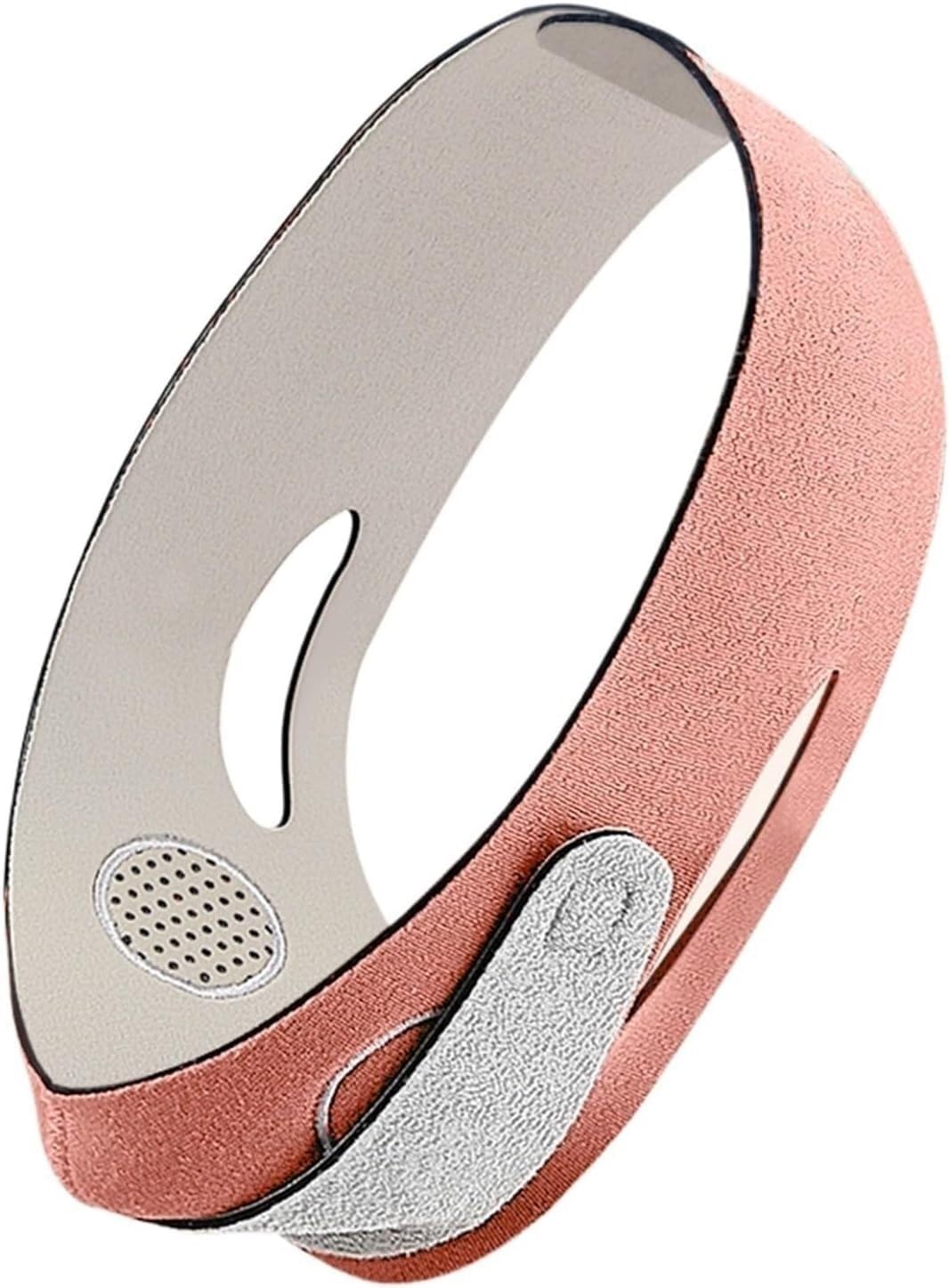Double Chin and Jawline Contouring V-Shaped Face Lifting and Firming Daily Facial Bandage(Pink)