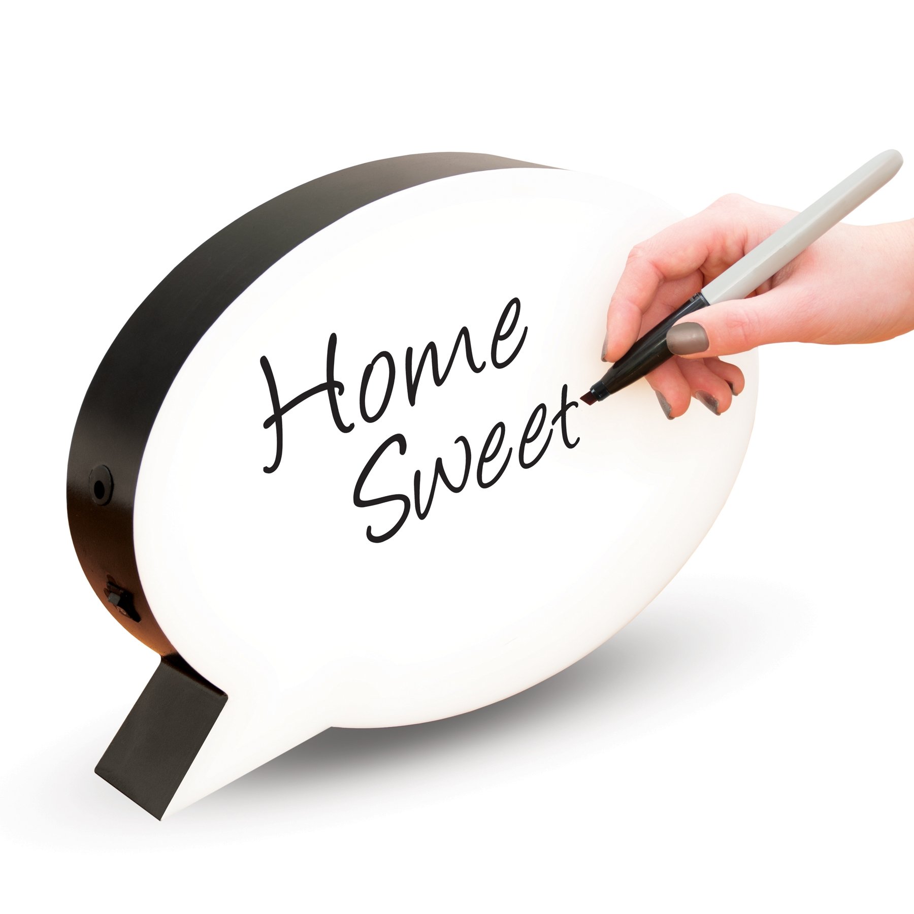 Light Speech Bubble Box