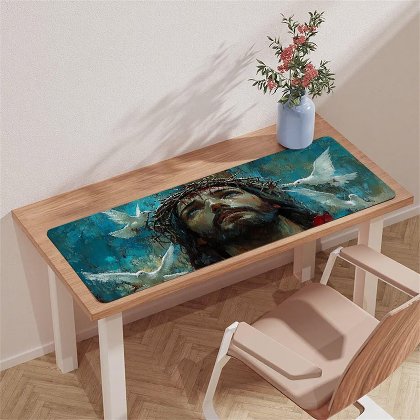 Zielona podkładka pod mysz do gier XXL 1500 x 800 mm podkładka pod mysz na biurko wodoodporna podkładka pod mysz męska z antypoślizgową gumową podstawą szyte krawędzie mata pod mysz biurko do biura i
