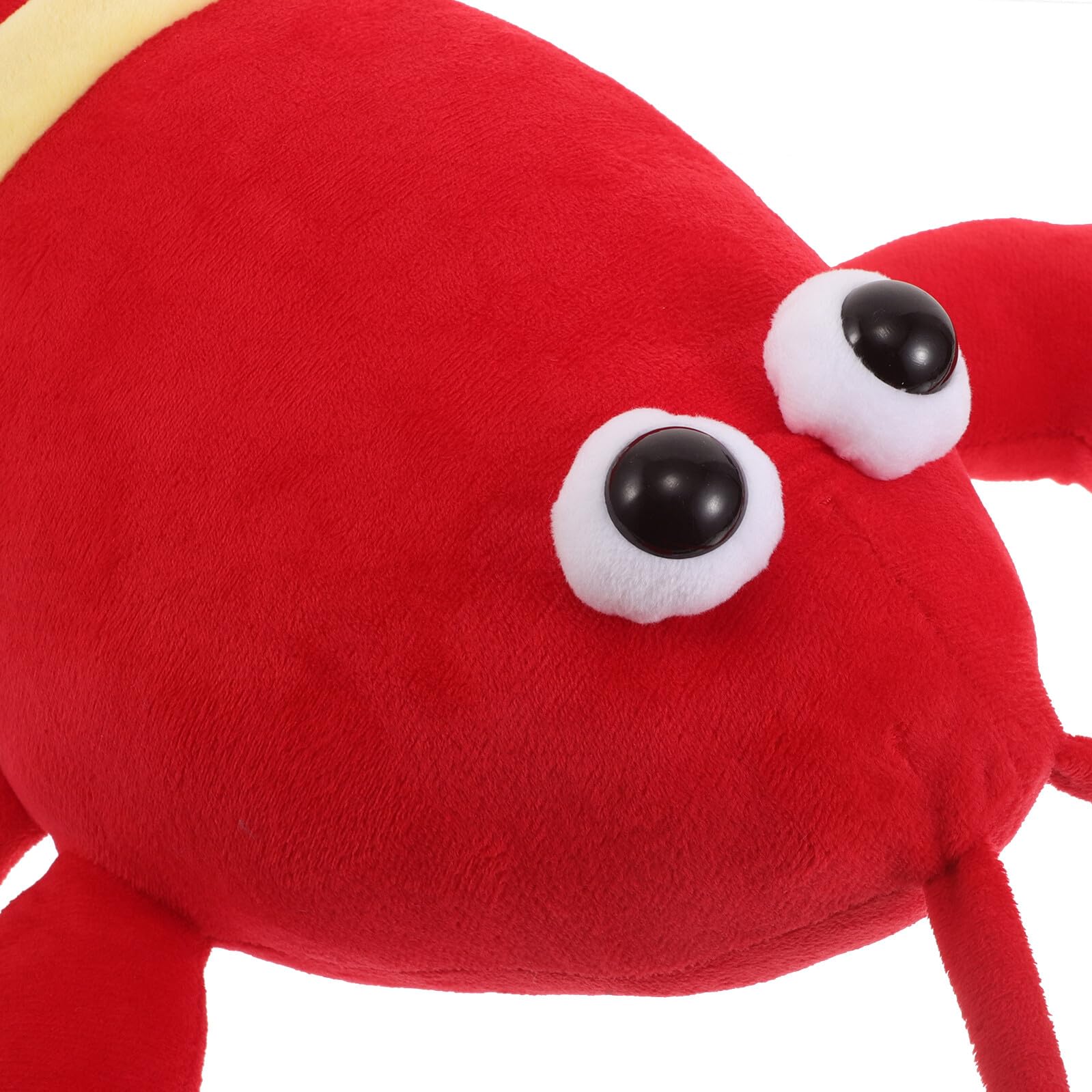 Cuscino Peluche Aragosta Realistico 1 Pezzo in Rosso da 23, 58 Pollici | Rivestimento in Lint e Imbottitura Pp Cotton, Sagoma a Tema Cartoon, per Camera e Ufficio