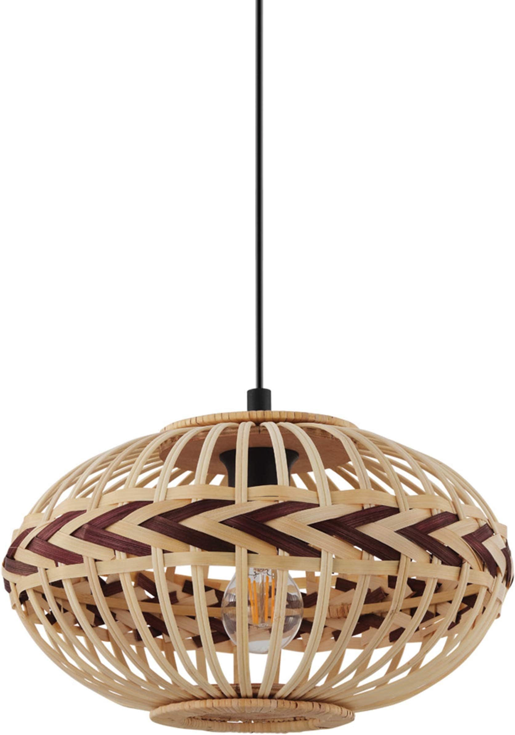 EGLO Hanglamp Dondarrion, 1 vlammige hanglamp vintage, boho