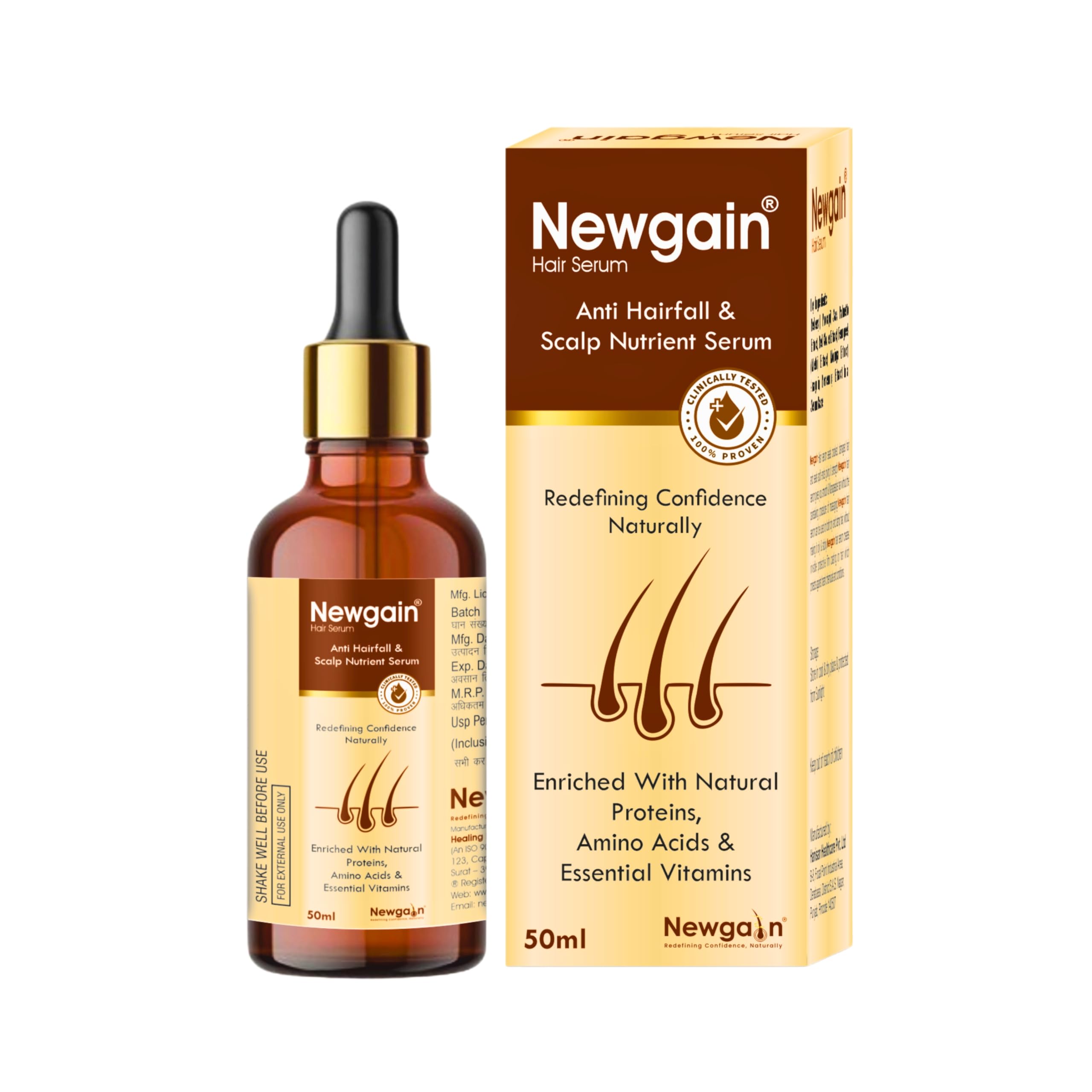 Advanced Hair Growth Serum for Men & Women | Procapil 3% + Redensyl 3% + Saw Palmetto + Anagain + Red Clover + Moringa + Rosemary | Controls Hair Fall, Boosts Growth, Increases Hair Density (50 ml)-picture-10