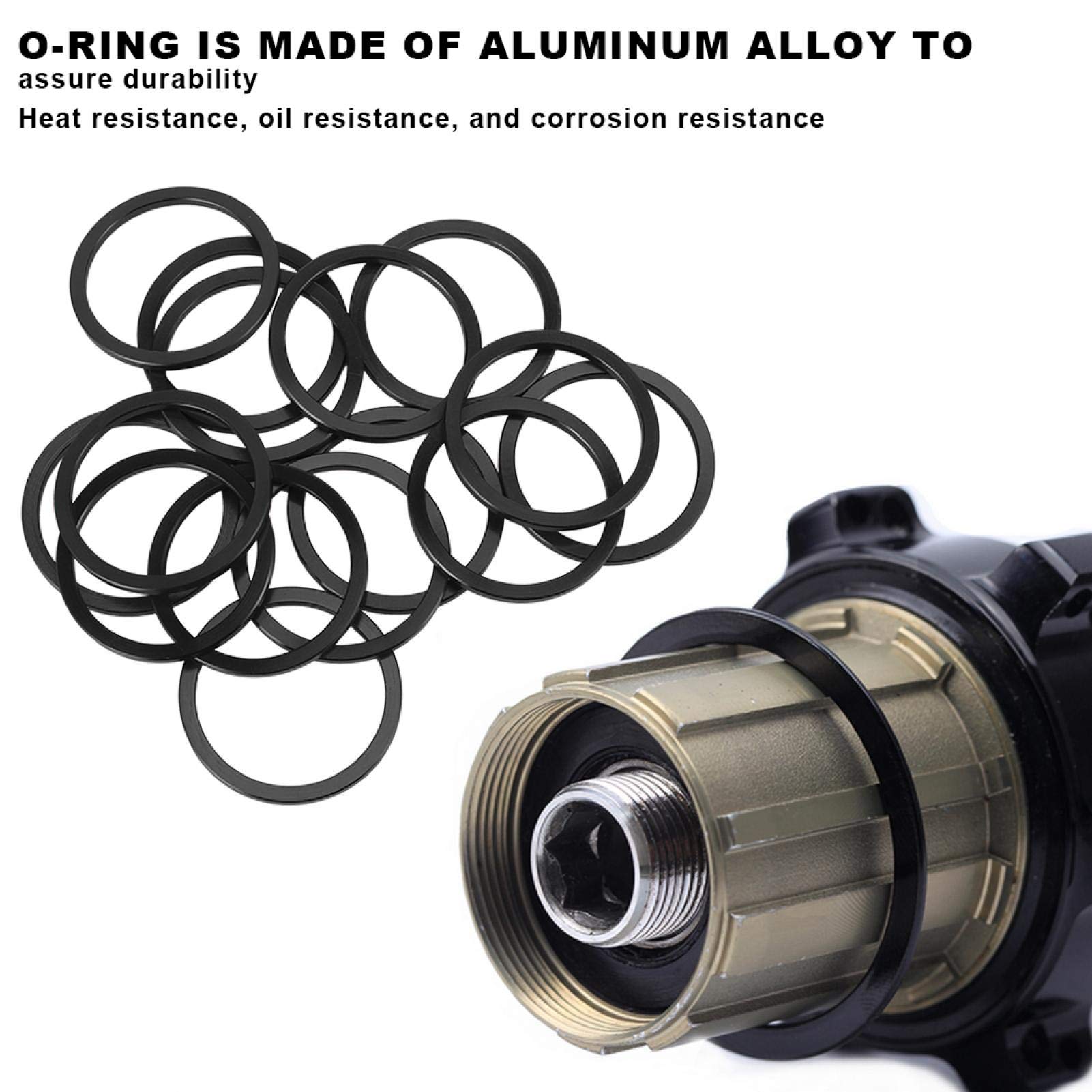 KGDUYC – Kit 6 Entretoises De Pédalier Et Potence 1-1/8″ En Alu – Réglage VTT/route