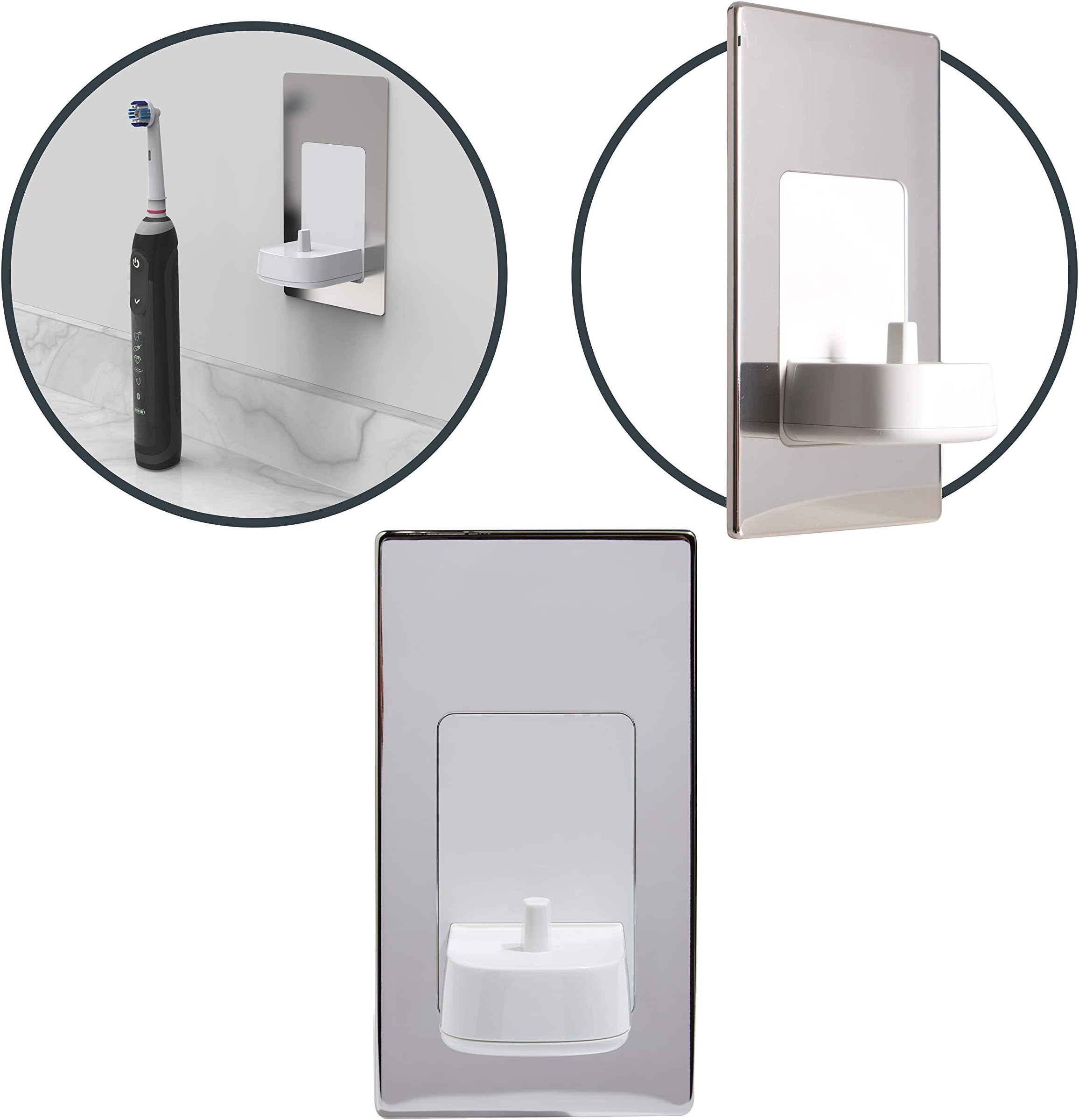 ProofVision in Wall Electric Toothbrush Charger Polished Steel Finish. In-Wall Electric ...