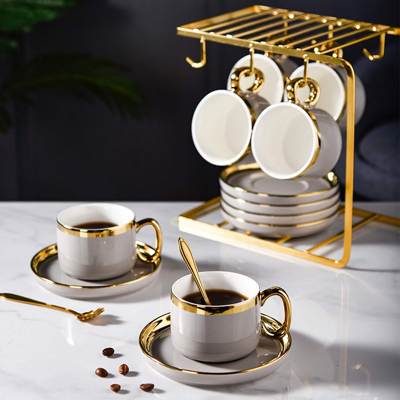 Amazon.com | Mug Exquisite Coffee Cup Set European Luxury Cup with