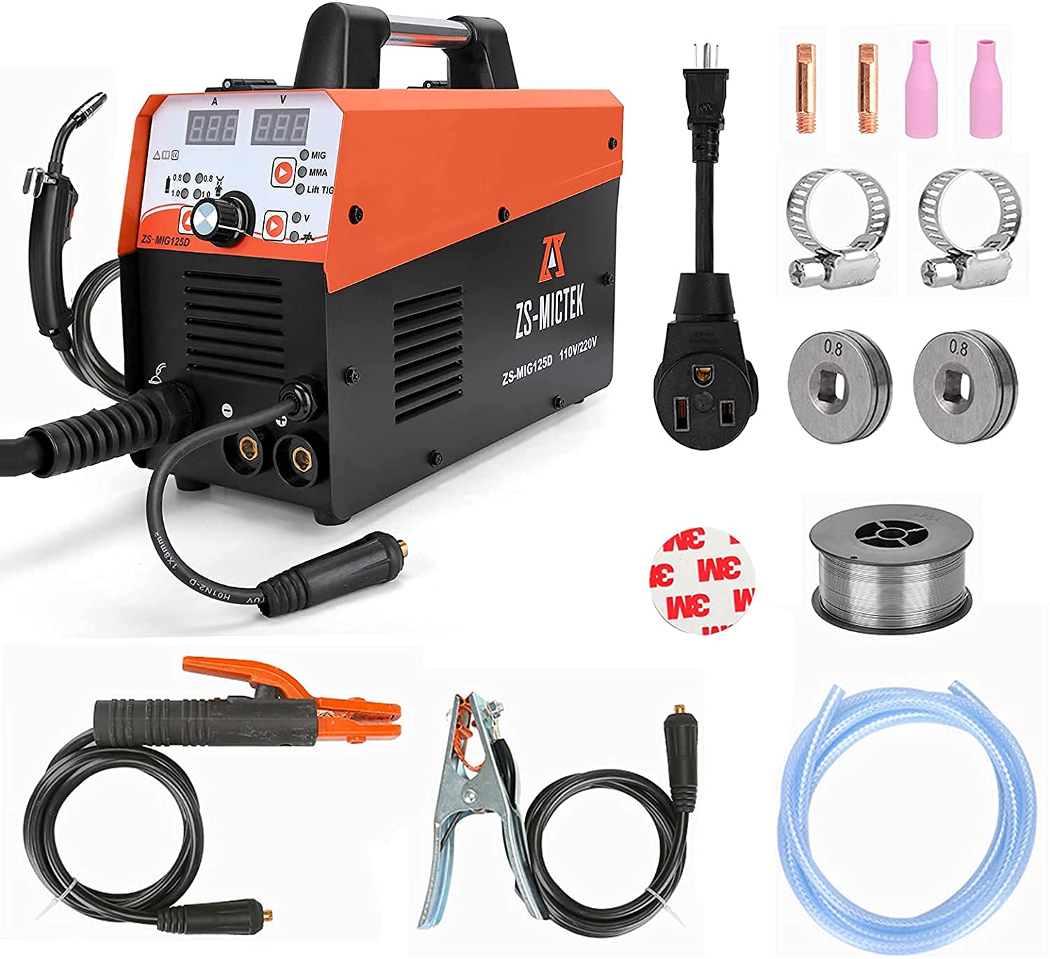 Buy Mig Welder 110/220V and less 4 in 1 Flux MIG/Solid Wire/Lift TIG