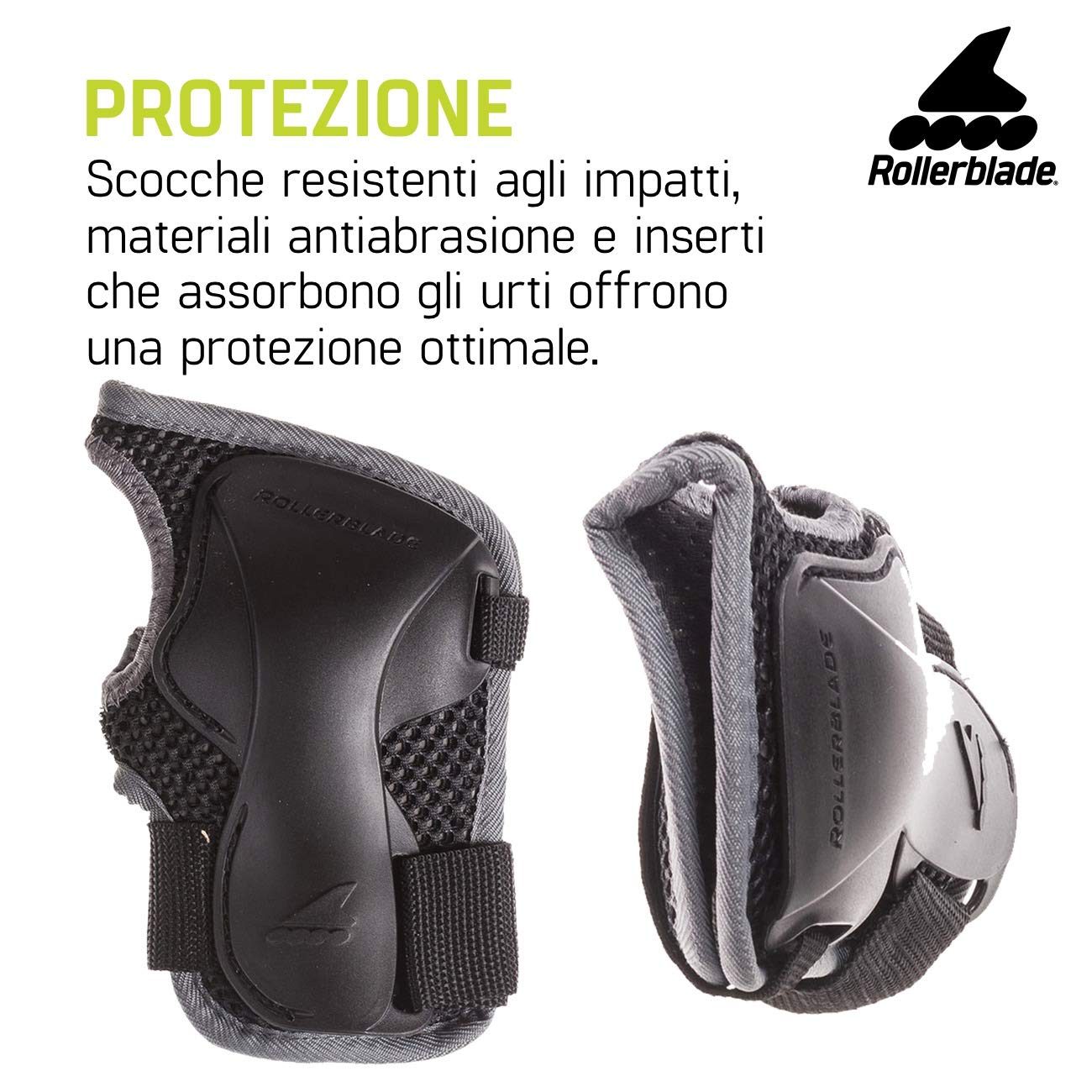 Rollerblade X-Gear Wristguard Inliner Handgelenkschoner Unisex, Schwarz, L