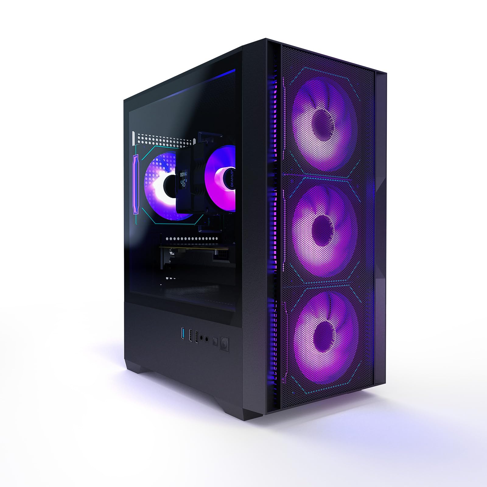 Amazon.com: OKAMUS Gaming PC, i7 CPU, RX 590 8GB Graphics, 1TB