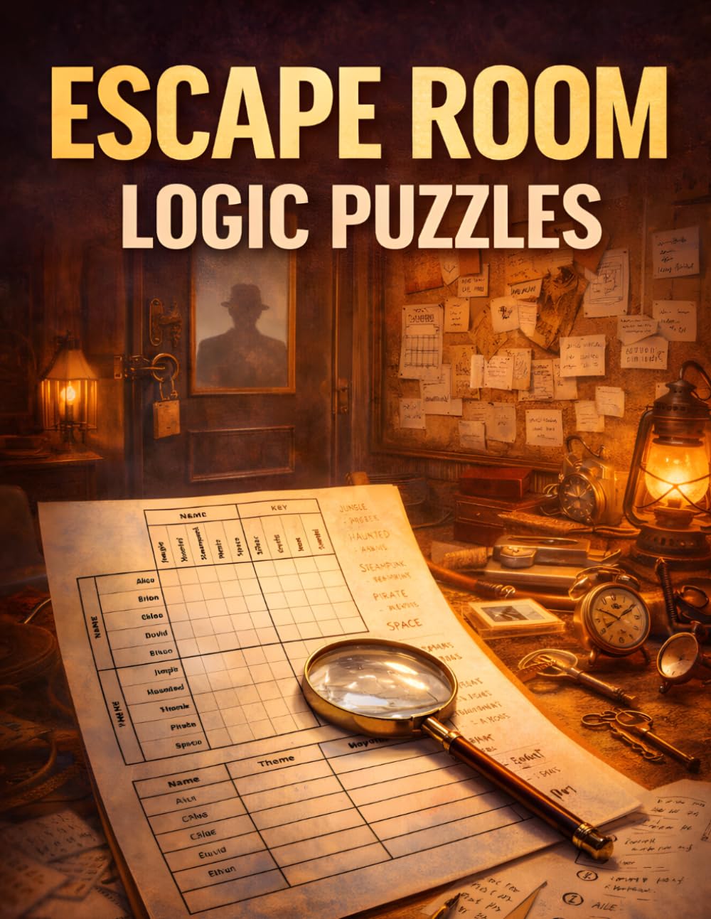 Escape Room Logic Puzzles: Mind-Bending Challenges to Solve, Deduce, and Escape