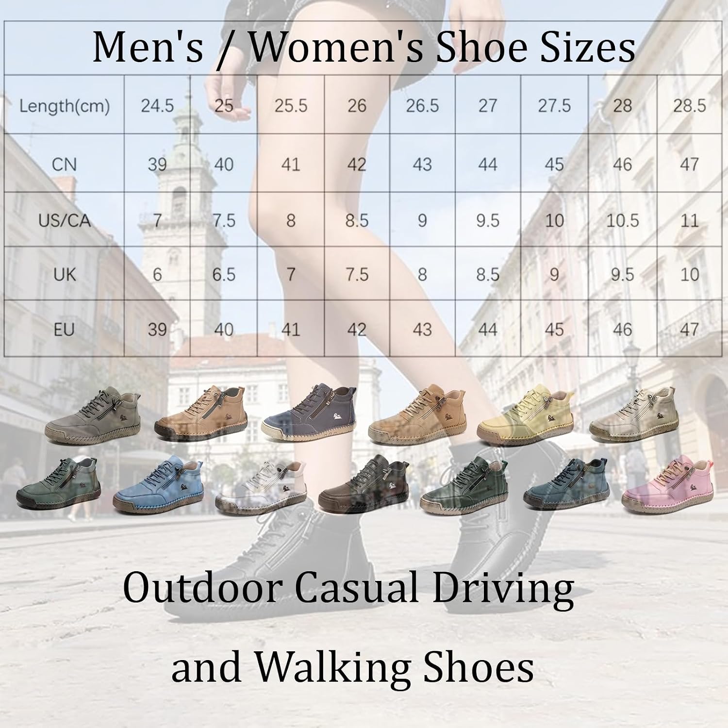 Handmade Orthopaedic Comfortable Women's Shoes Made of Leather, Unisex Leather Trainers with Side Zip, Flat Shoes, Soft Orthopaedic Slip-on Trainers image 4