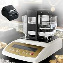 Gold Purity Tester Machine, Electronic Gold Test-er, Analyser Meter Digital Electronic For Palladium & Platinum Accurate Density Meter & Purity Density Tes-terW/Printer,XF3203K