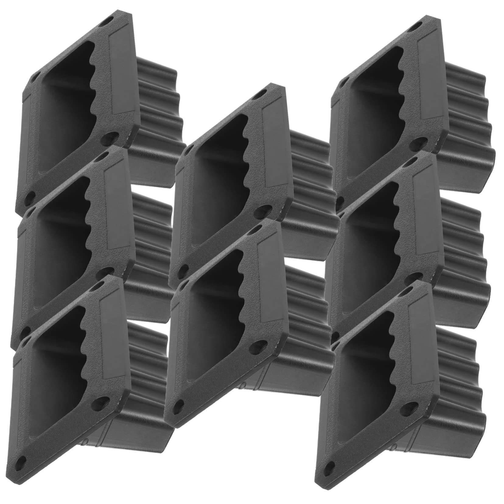 VILLCASE 8pcs Speaker Carry Handle Replacement Plastic Handle for Speaker Cabinet Comfortable Grip for Modern Design