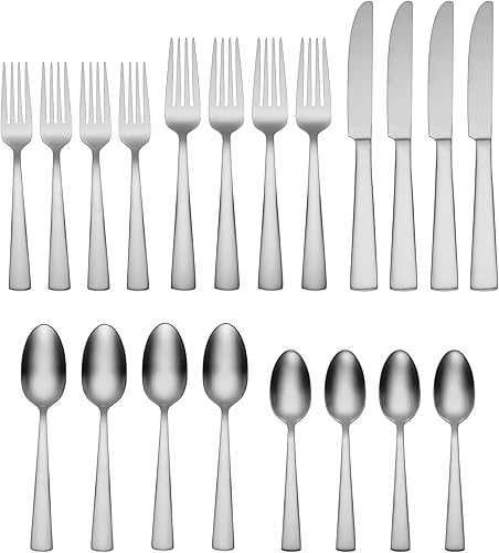 Miniatura 16 de Oneida H098006D Nocha Everyday Cucharas llenas cubiertas, juego de 6, 7 pulgadas de largo x 1.4 pulgadas de ancho