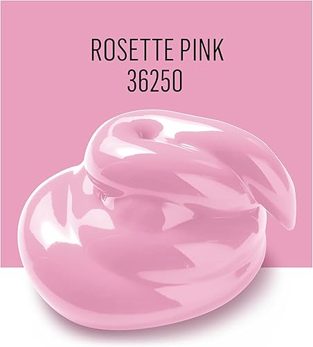 Miniatura 3 de FolkArt 36250 - Pintura acrílica, 2 onzas líquidas, acabado mate, fácil de aplicar, para manualidades, color rosa roseta (Rosette Pink)