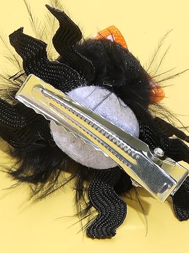 Miniatura 6 de Pinzas para el pelo de araña de Halloween, pasadores de animación para niñas, horquillas de cocodrilo, suministros de recuerdo de fiesta de