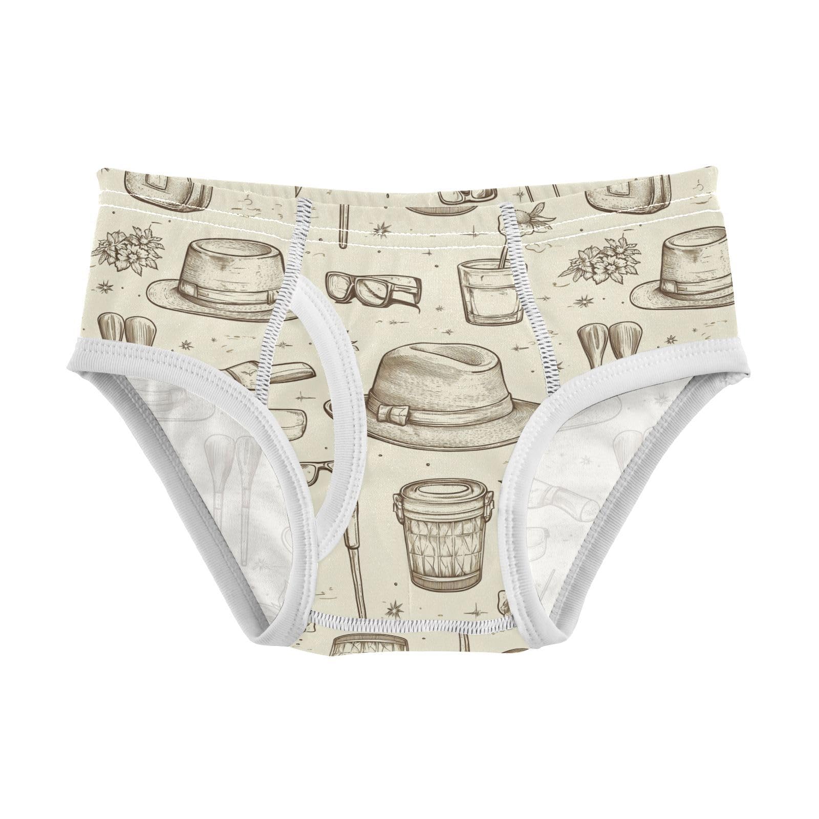 Yuiboo Toddler Training Underwear Boys Pure Cotton Breathable Underwear for Baby Boys A Father's Day in Sizes 2T