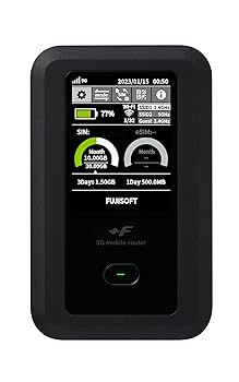 FUJISOFT 5Gモバイルルーター F FS050W Amazon | 富士ソフト(Fujisoft) 5G対応Wi-Fiモバイルルーター +F